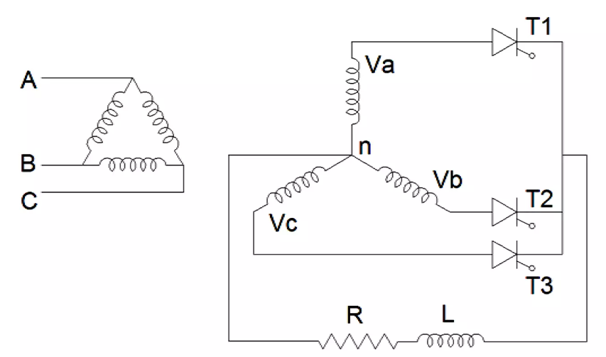1 phase controlled bridge rectifier
